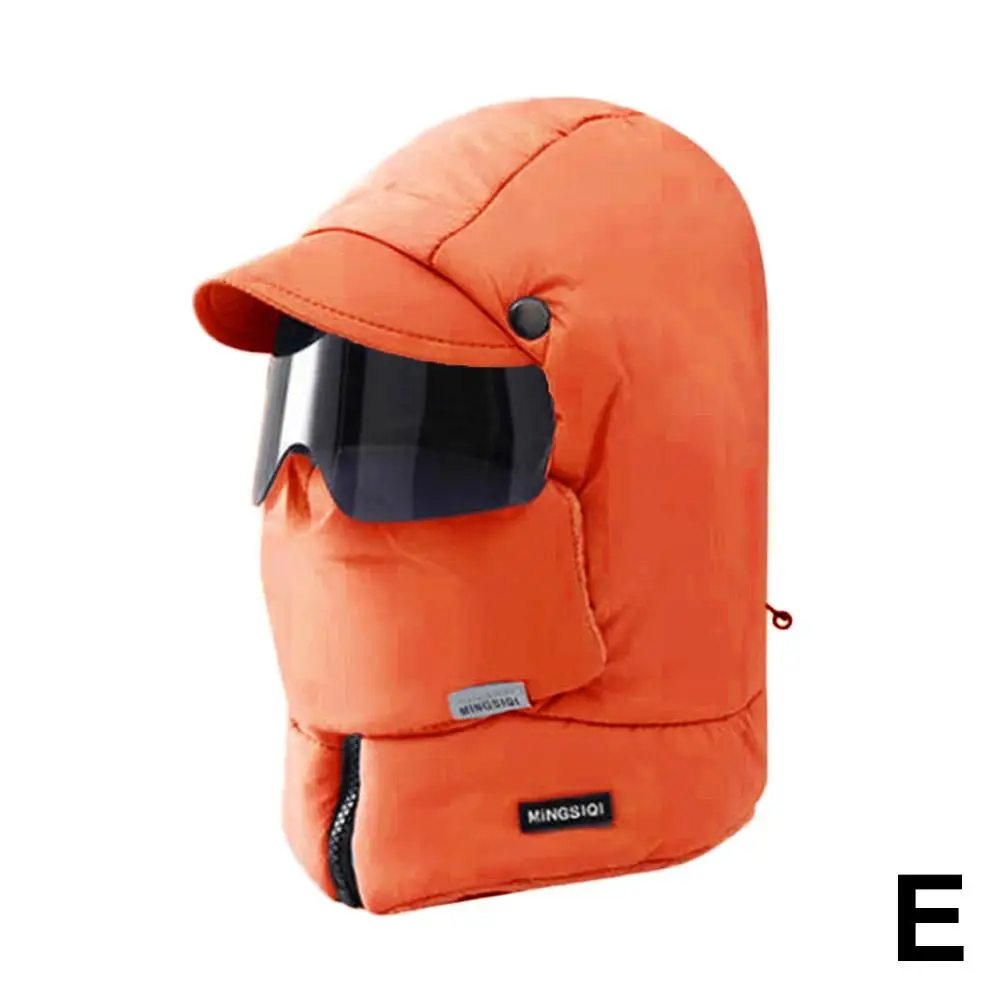 Cara a prueba de viento para motocicleta, cubierta a prueba de viento con capucha para invierno, completa con gafas, transpirable, conducción al aire libre, T3x6