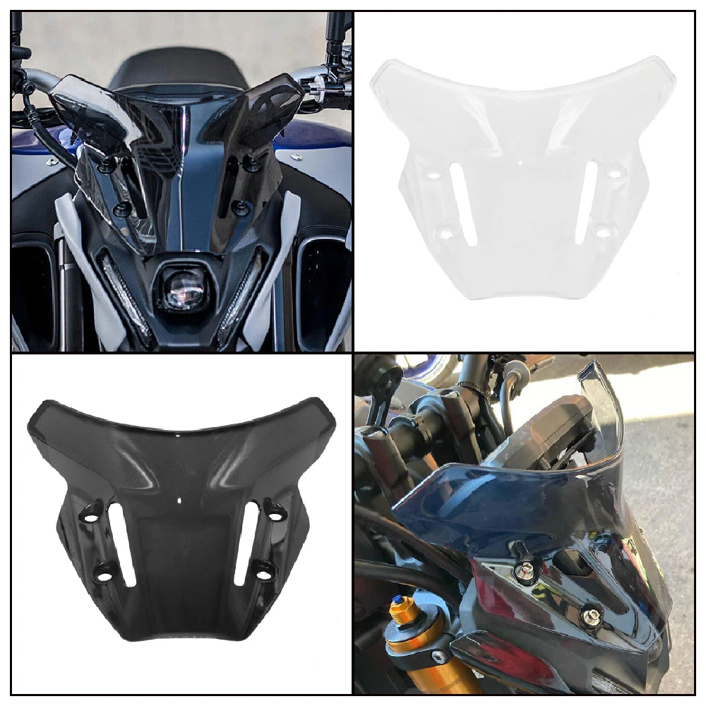 

Fits for Yamaha MT 09 MT09 SP ABS FZ09 MT-09 FZ-09 2021-2024 Motorcycle Front Windshield Windscreen Decorate Deflector Cover