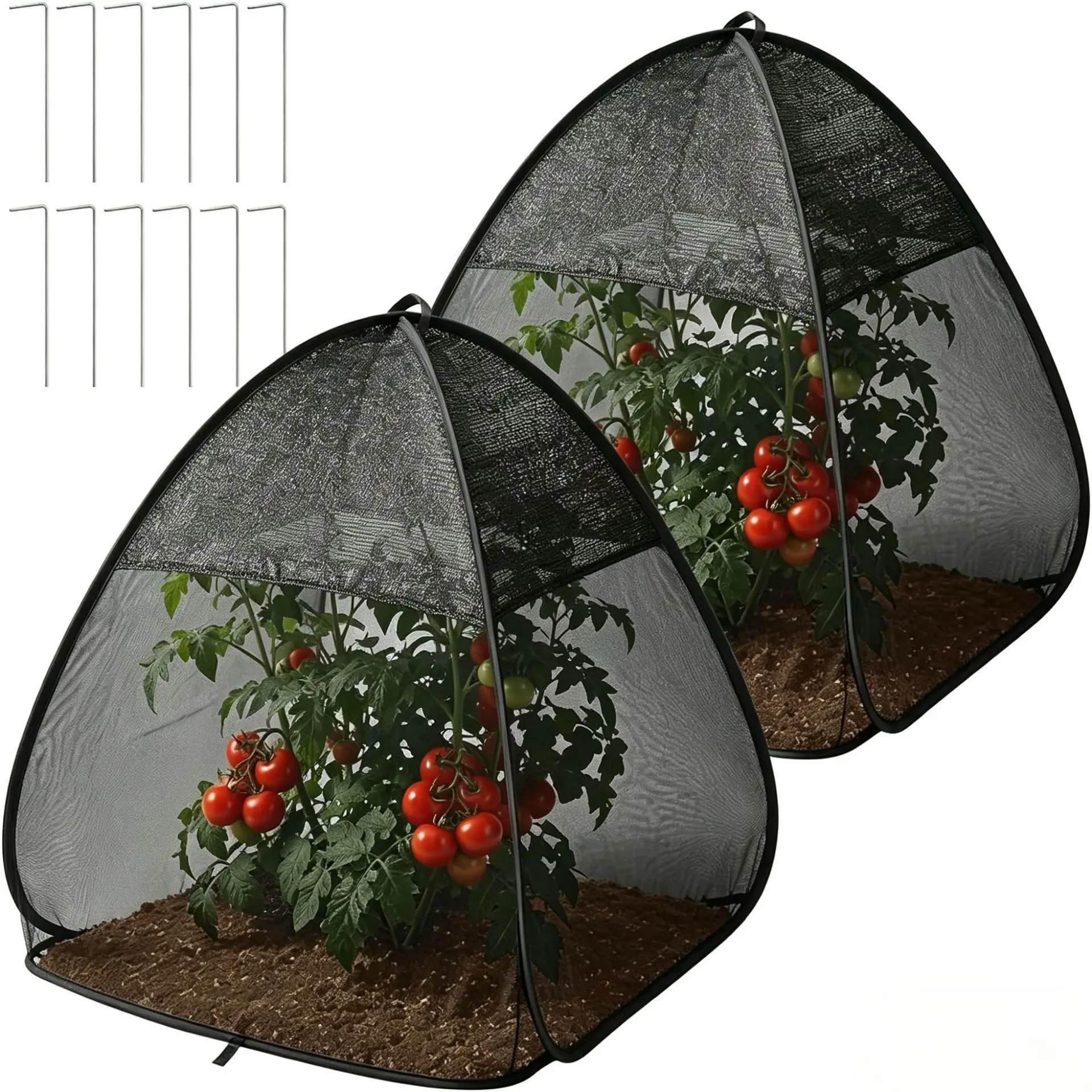 Garden Breathable Protective Net Cover Dual Insect‑Barrier & Sun‑Shield Outdoor Shield for Yard Veggie Tree Flower