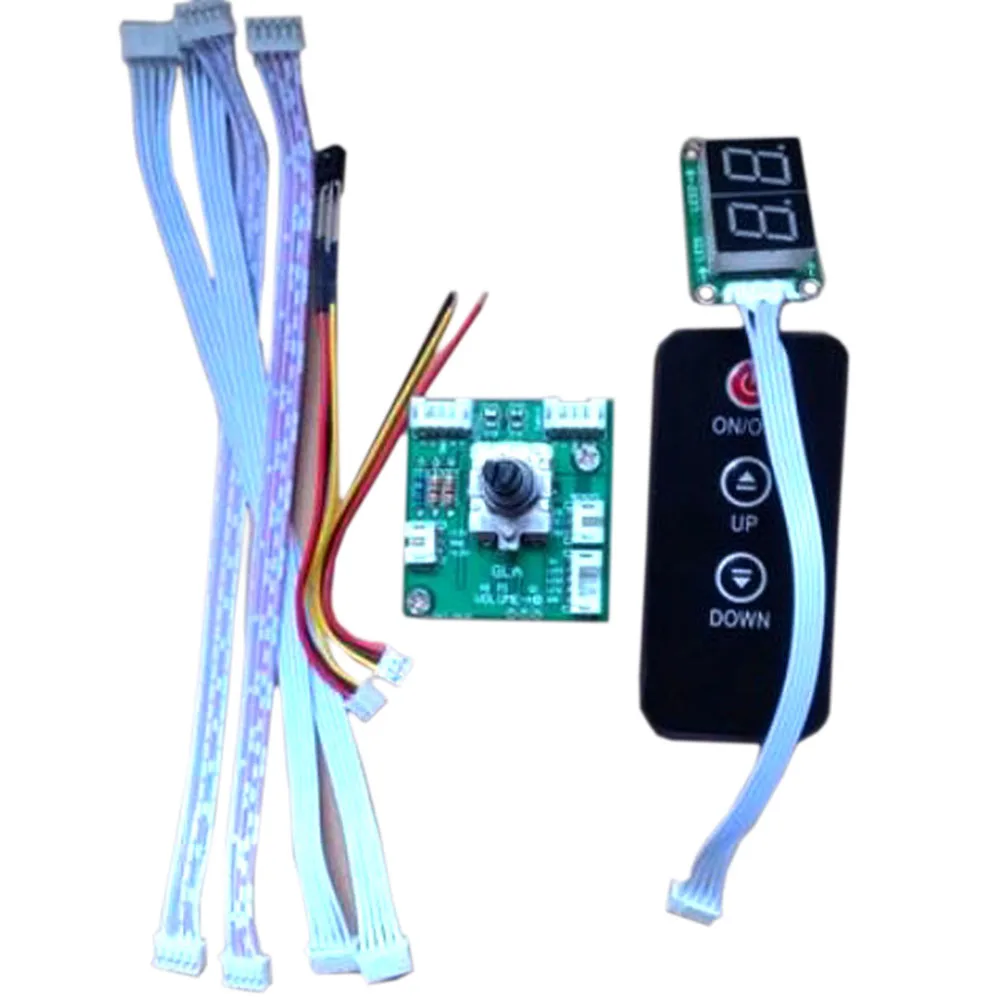 Imagem -02 - Placa de Controle de Volume Remoto com Led para Amplificador de Potência Potenciômetro Digital Equilíbrio Diferencial Hifi 4ch Canais 2ch w