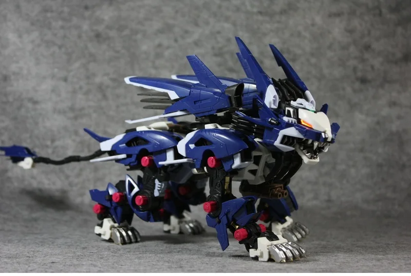BT Building Blocks ZOIDS RZ-041 Liger ZERO Jager Blue Lion 1:72 Scale Full Action Plastic Kit Assemble Model Birthday Gifts