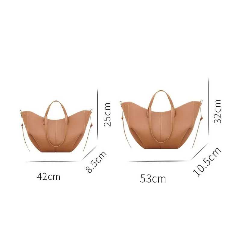 

Alirattan 2025 New Womens Tote Bag Casual Fashion Large Capacity Leather Shoulder Bag Shopper Harajuku Simple Handbag Sac