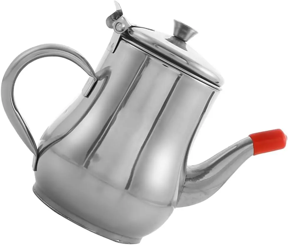 

Stainless Steel Oil Pot with Filter Strainer 4.13 Inch Kitchen Grease Container for Cooking Oil Storage and Filtration