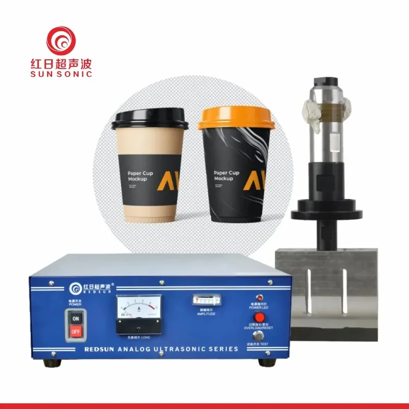 New High Efficiency 15KHZ-20KHZ 2600W Ultrasonic Welding System 120cm Welding Area For High-Speed Paper Cup Bowl