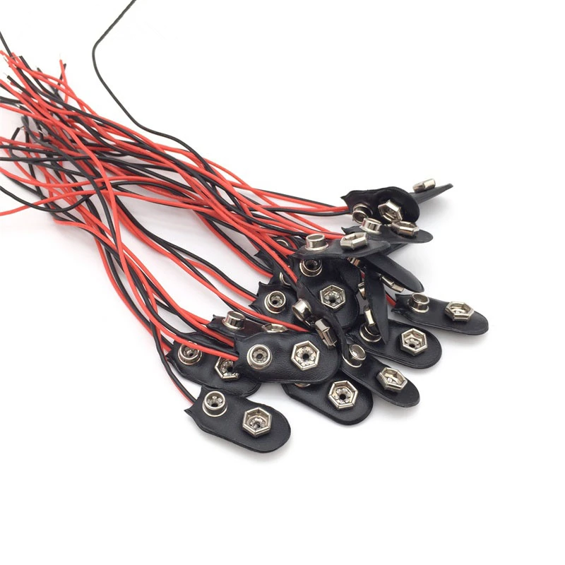 20PCS 9V Battery Snap Connector Cable Plug Volt Clip Lead Wire for Arduino DIY