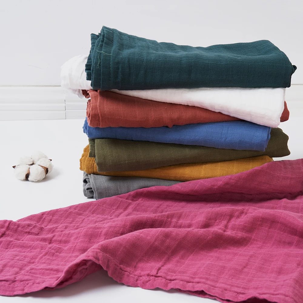 Kangobaby # My Weich Leben #4 stücke Set Alle Saison Multifunktionale Baby Musselin Swaddle Decke Neugeborenen Bad Handtuch Infant wrap Quilt – Detail 7