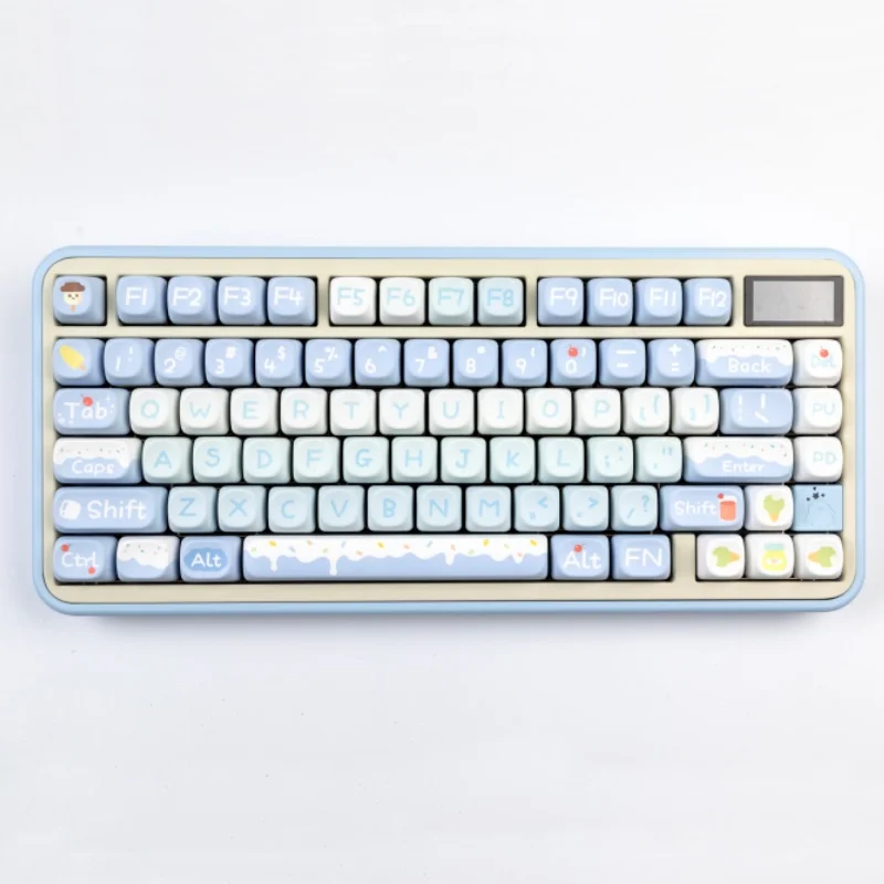

GMK 135 клавиш Ice Cream Key Cap MOA Profile PBT сублимированные персонализированные колпачки для клавиш Cherry MX Switch игровая механическая клавиатура