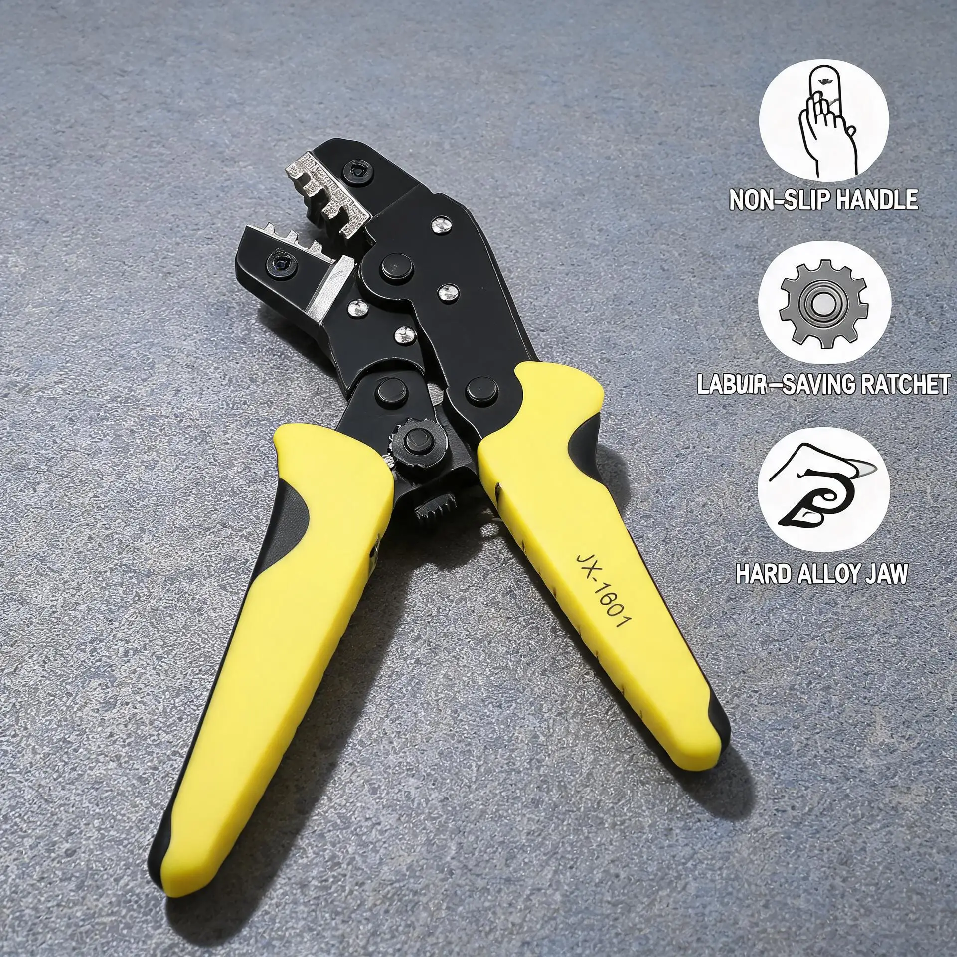 Hot Sell 0.14-1.5 Mm2 Wire Crimper Engineering Ratchet Terminal Crimping Plier Bootlace Ferrule Crimping Tool Cord End Terminals