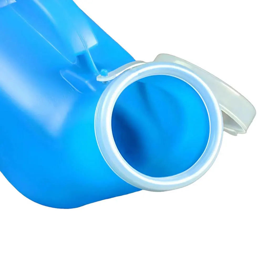 1-5Pcs Urinals for Men 1200ml Plastic Mens Bedpan Bottle with Lid Spill Proof Pee Container for Car Elderly and Incontinence