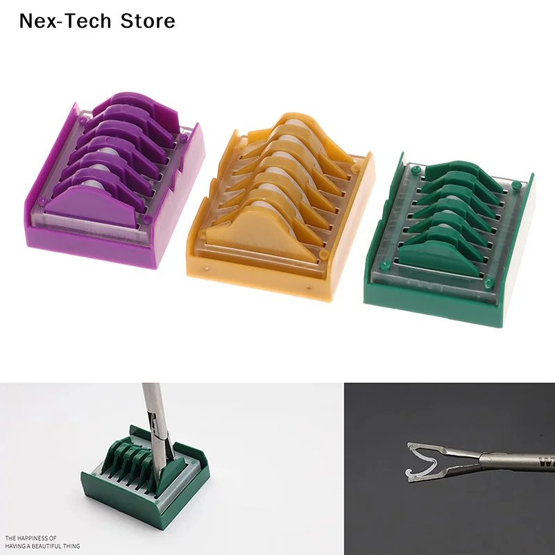 [NT]Plastic Laparoscopic Polymer Ligation Clips Hemolok Clips Endoscopy Surgery Surgical Vascular Clips Tools[NT]