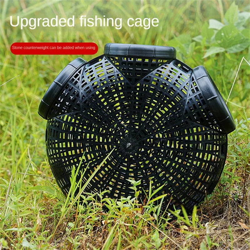 

Folding Crayfish Catcher Casting Fish Network Crab Crayfish Shrimp Smelt Eels Traps Mesh For Fishing Net Tackle Cage