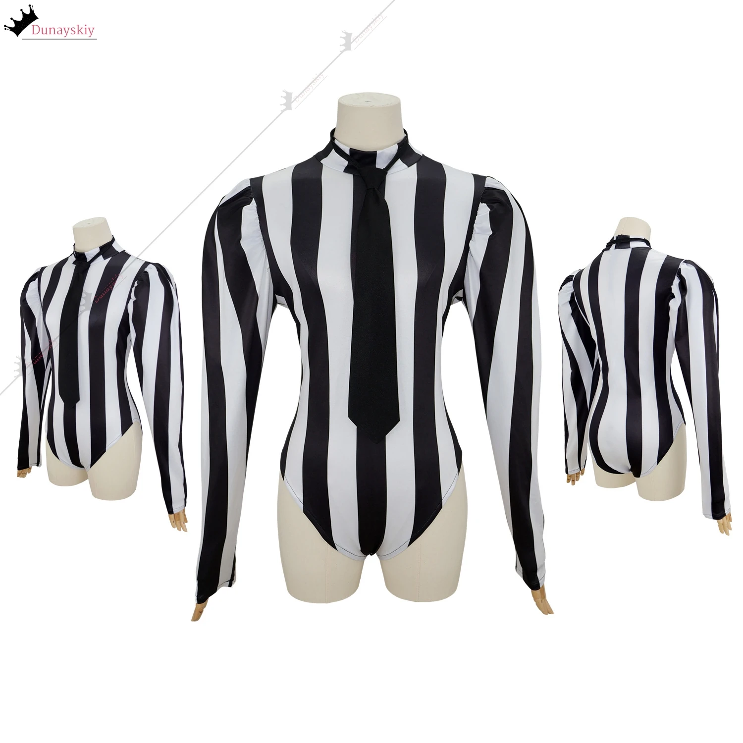 السيدات مثير القوطية تأثيري بذلة زي أبيض وأسود مخطط بذلة مخيف جوكر زي أنيمي بدلة حفلة s-2xl لعب الأدوار