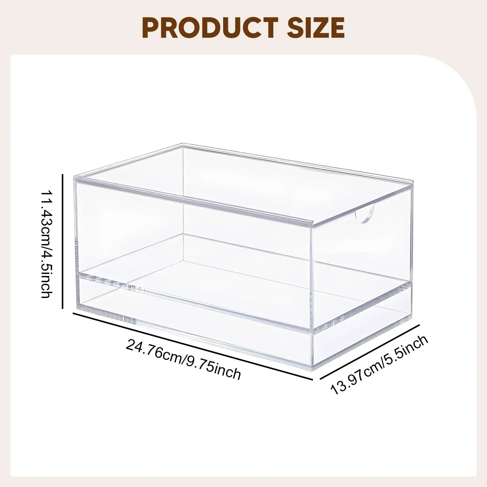 

Acrylic Mahjong Case with Sliding Cover Mahjongs Tiles Accessories Supplies Storage Display Box for Board Game Room