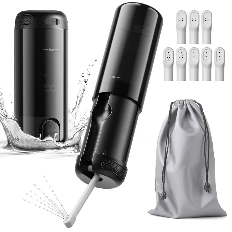 Hot Sale Customized USB Rechargeable 250ml Warm Water & Adjustable Nozzle Plastic 2000mah Portable Electric Bidet for Travel/