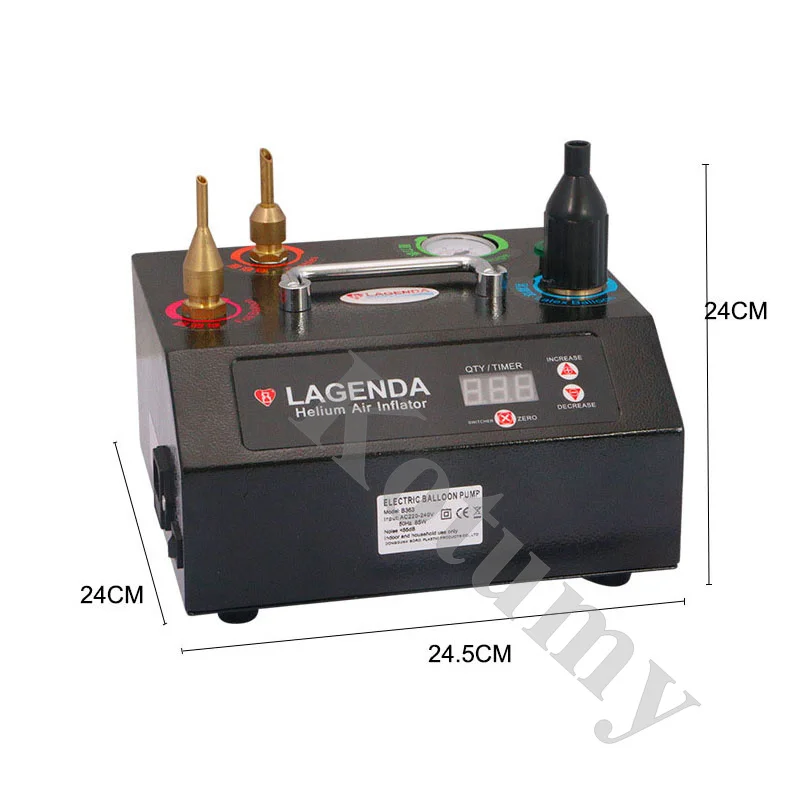 

Electric Balloon Inflator Pump Machine Helium Automatic Balloon Blowing Machine Foot Step Type Helium Air Pump B363