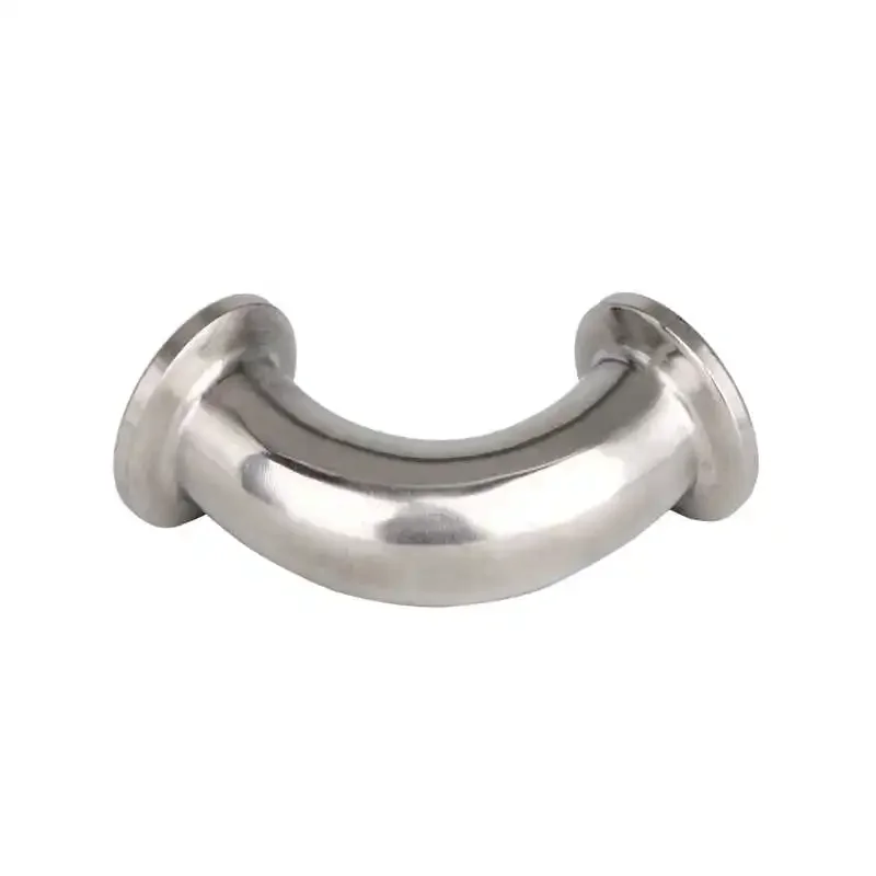 KF50(NW50) 90 Degree Elbow Flanges Adapter Vacuum Bend Pipe Flange Fitting Tube Curved Sanitary Stainless Steel 304 Elbow Prices