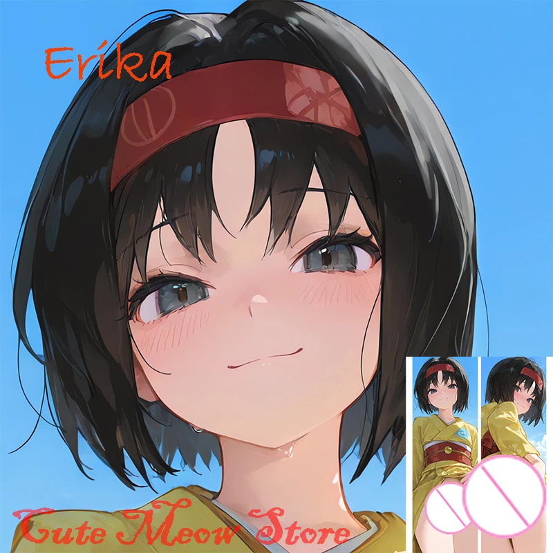 

Dakimakura anime Erika Double-sided Print Life-size body pillows cover Adult pillowcase Customizable