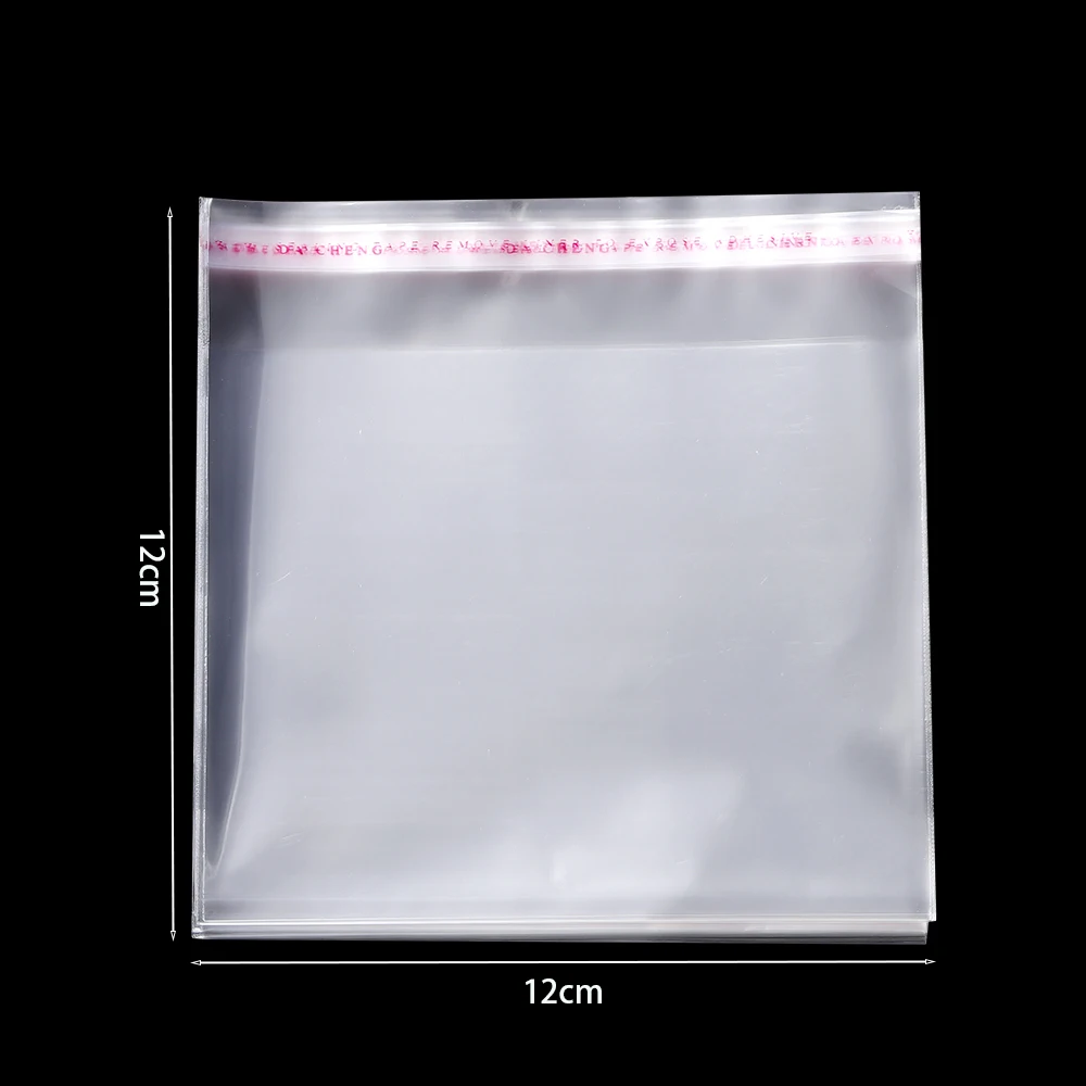 100 teile/los Transparente Selbstklebende Dichtung Taschen OPP Kunststoff Zellophan Taschen Geschenke Tasche & Beutel Schmuck Verpackung Taschen