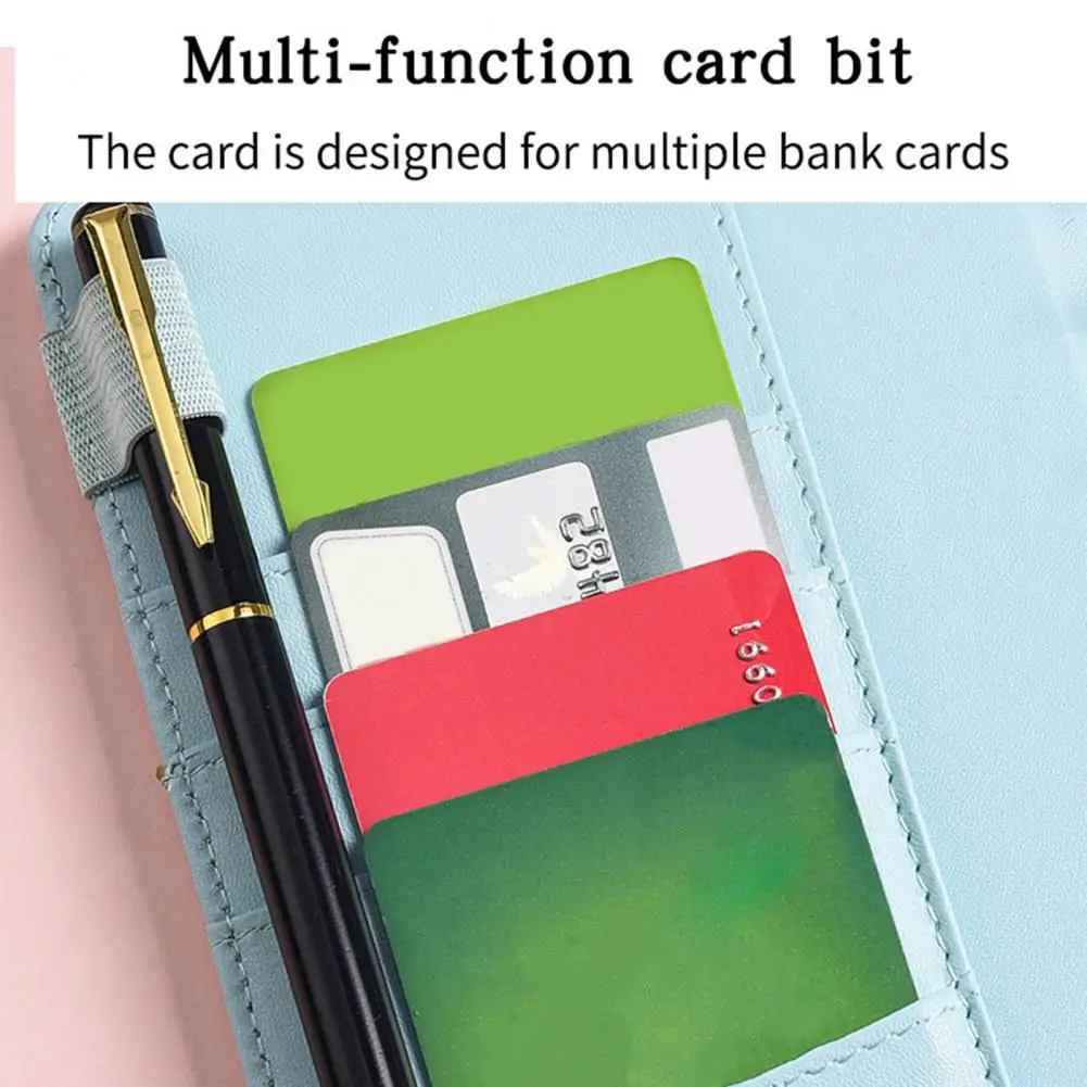 ペンホルダー付きのお金の予算バインダー、スケジュールブック、予算予算の現金封筒、a6