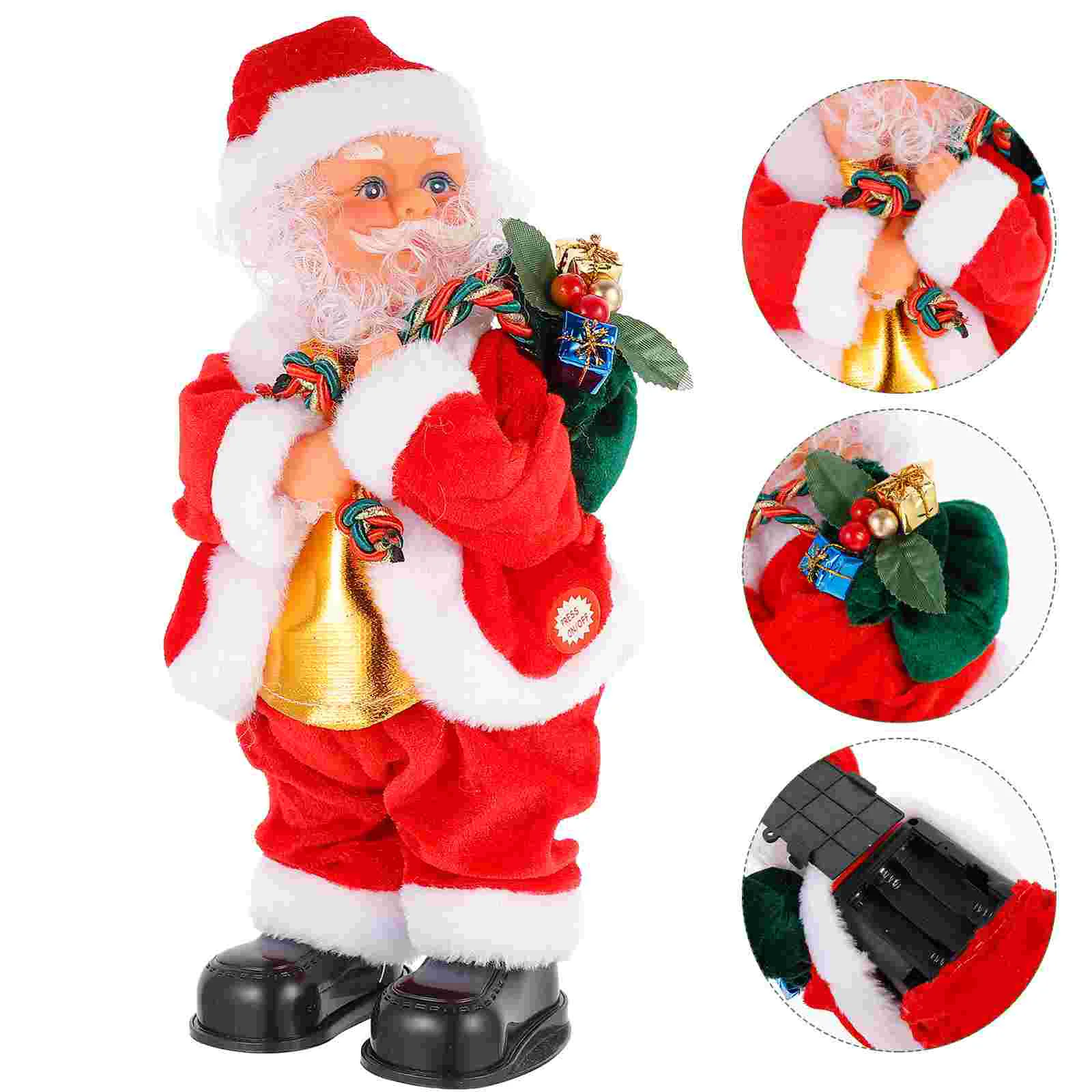 

Buttocks Elderly Gift Bag Xmas Kids Present Chic Electric Toy Party Supply Santa Claus Delicate Christmas Ornament