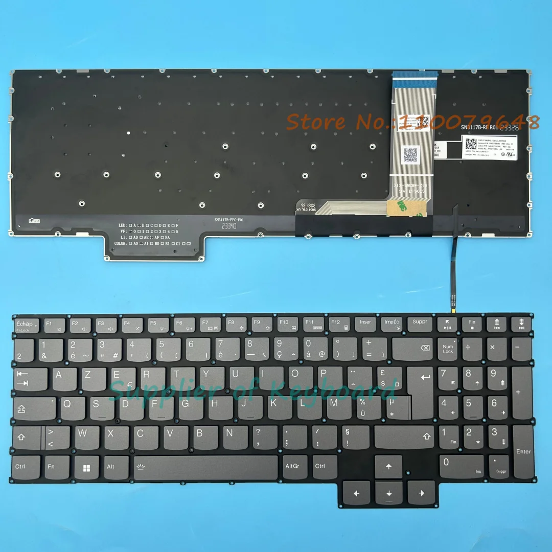 Latin Spanish/FR/RU/US/UK/IT/Portuguese/Czech Keyboard For Lenovo geekpro G5000 Y7000P IRH8 R7000P 2023 APH8 Legion LOQ 15APH8