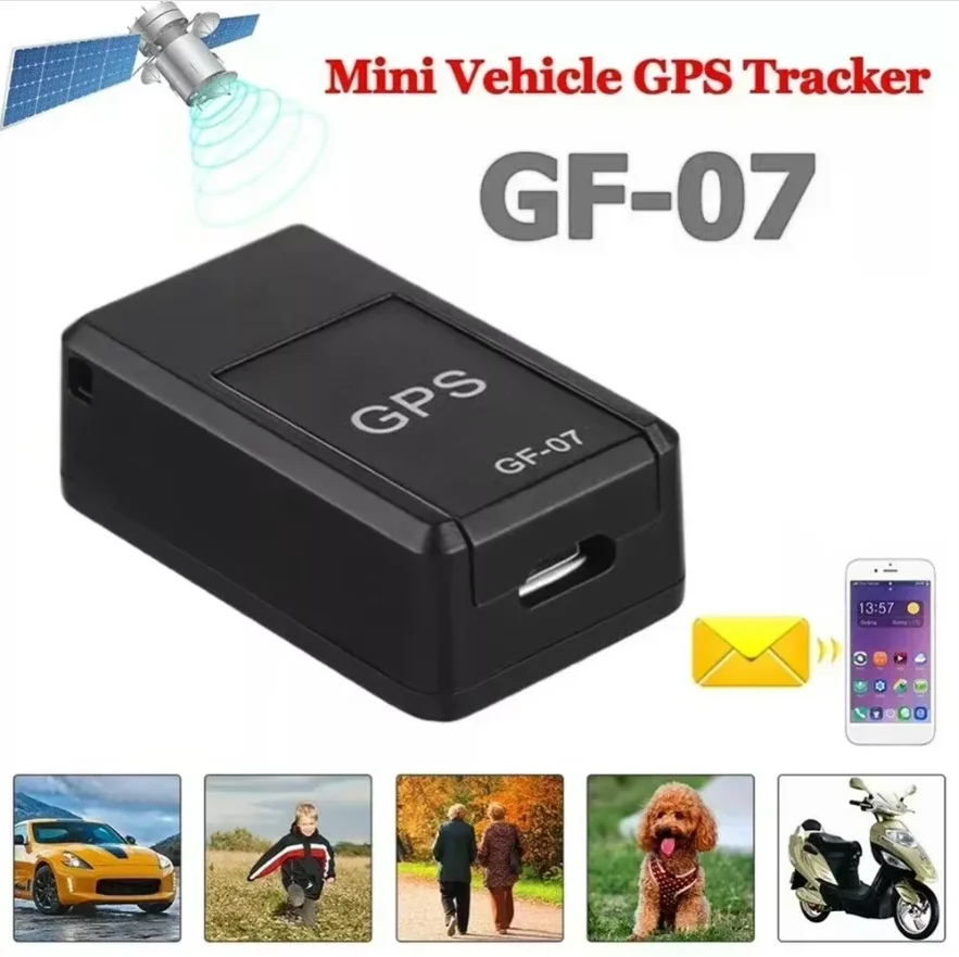 

Universal Tracking Device Gf07 Mini Car Tracker Magnetic Gps Real Time Vehicle Locator Anti-Lost Recording Rechargeable
