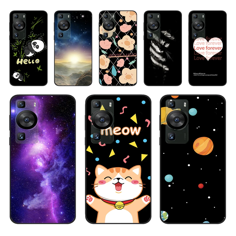 For Huawei P60 Case Soft Silicone TPU Phone back Cover For Huawei P60 Pro Cases Fashion Bumper For HuaweiP60 P60Pro Funda Coque