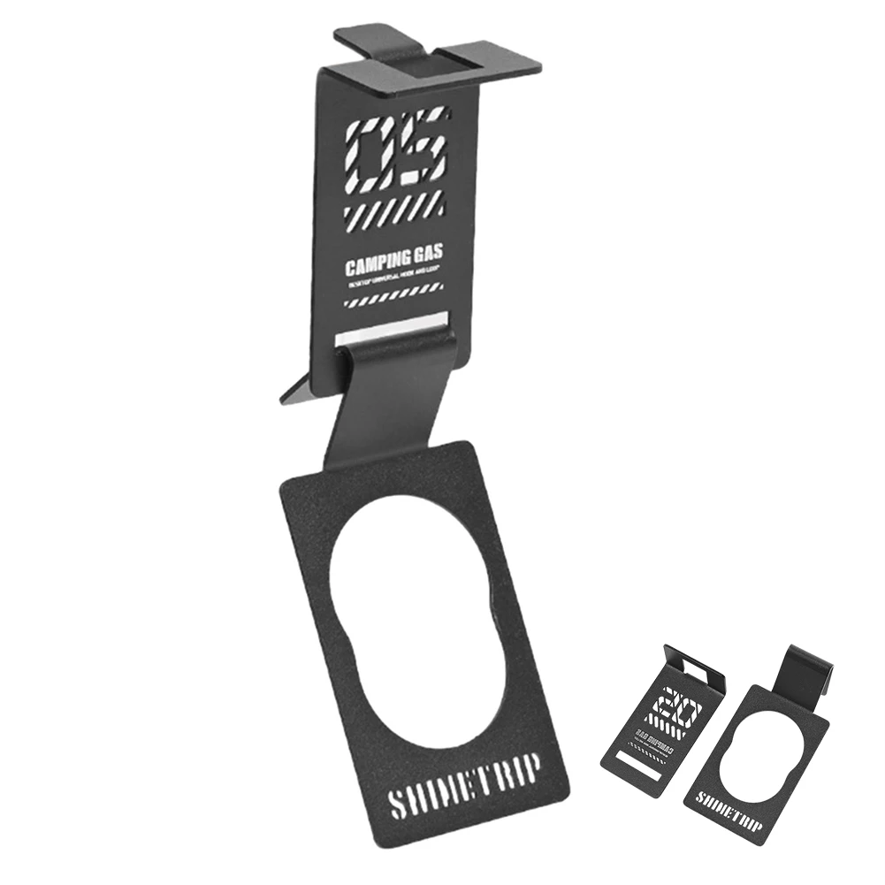 علبة الغاز معلقة هوك الفولاذ المقاوم للصدأ البيوتان خزان الغاز شماعات كليب التخييم الغاز شماعات كليب لجدول التخييم IGT