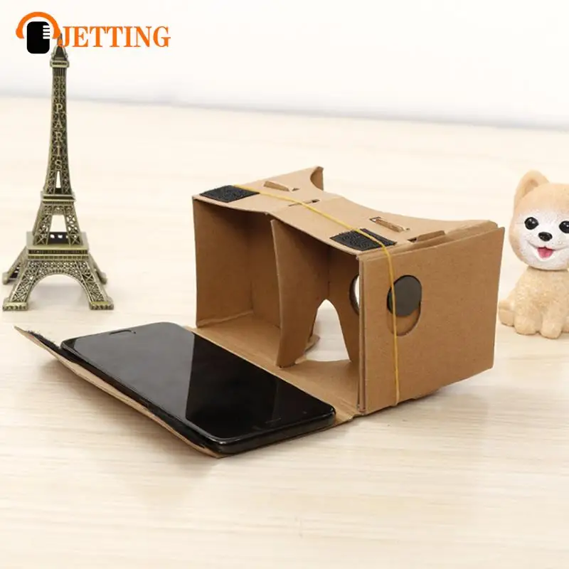 Google Cardboard 3D Vr Virtual Reality Glasses For Android or Phone NEW VR Model DIY Transform Your Device Into a Big Screen 1pc