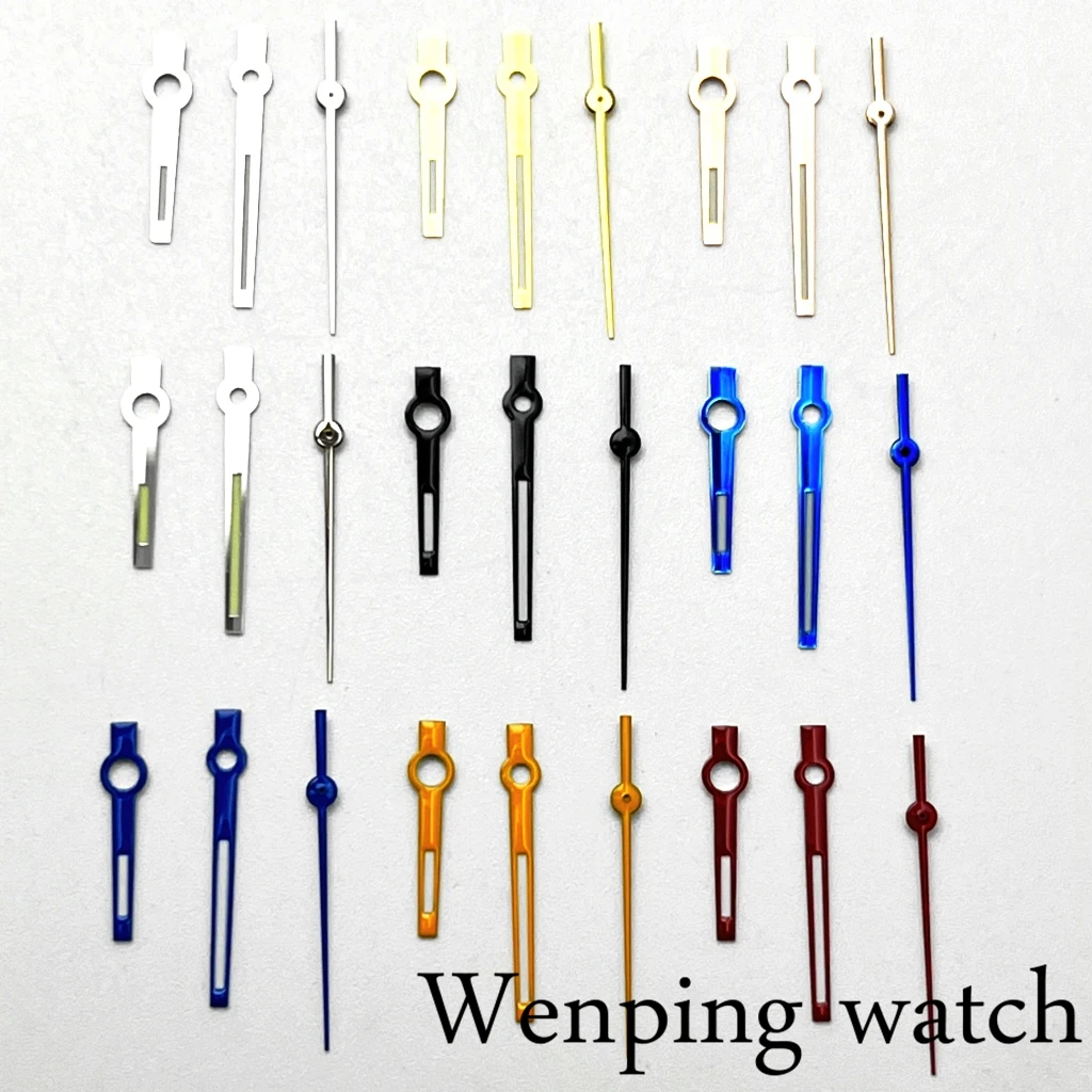 NH35 Watch Hands Green Luminous Fit NH35 NH36 ETA2824 2836 PT5000 Miyota82-DG Automatic Movement Accessory Part