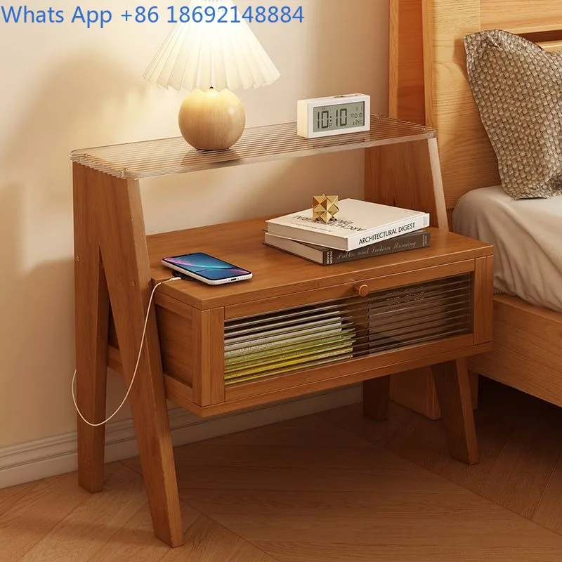 

Home Storage Bedside Cabinet Storage Cabinet Modern Simple Storage Rack Minimalist Bedroom Bedside Cabinet