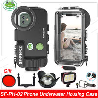 Seafrogs SF-PH-02 40m/130ft Underwater Housing Case For iphone 11/12/13 Pro Max Series Phone Waterproof Case