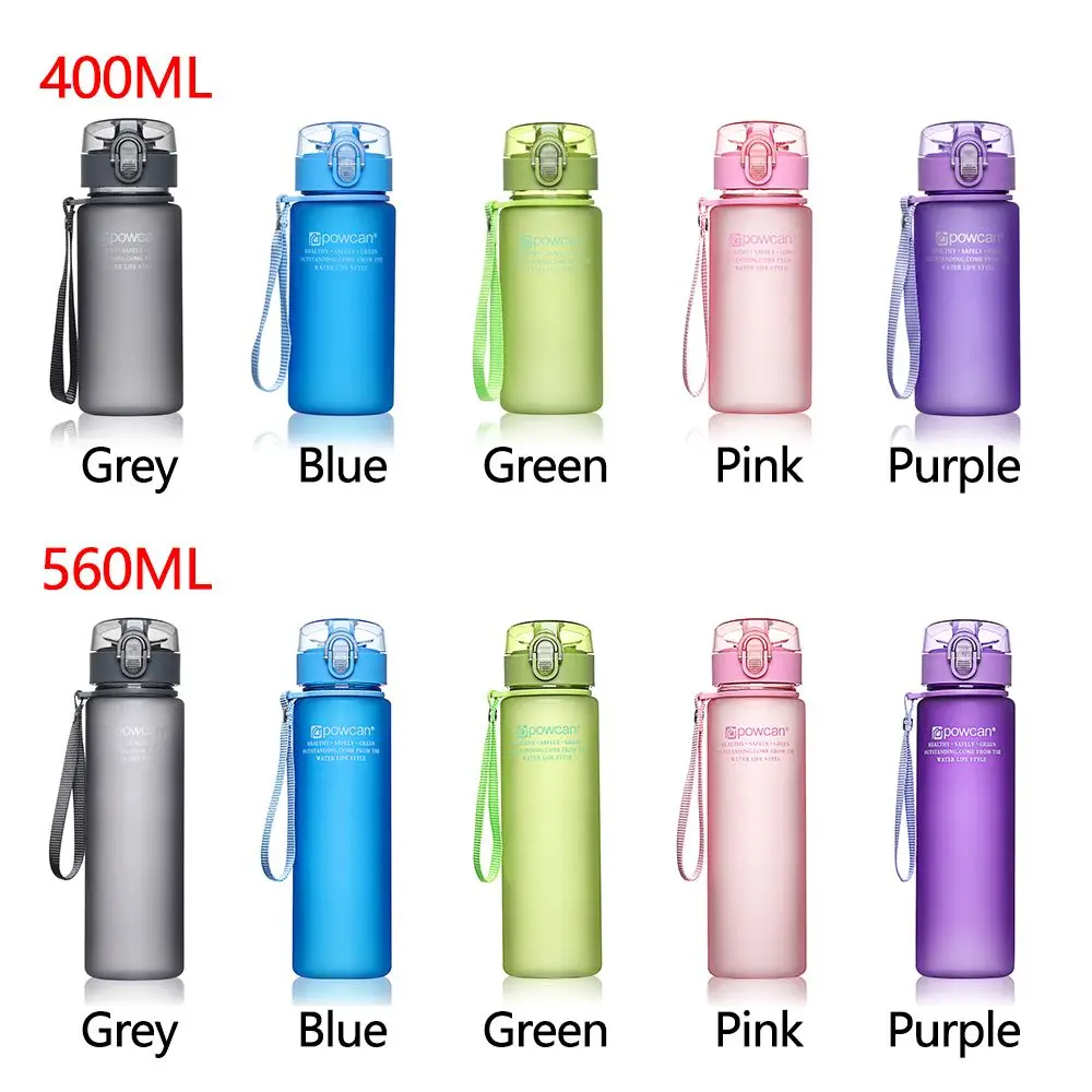 Water Bottle 400/560ML Tour Outdoor Sport Leak Proof Seal Water bottles for kids Tritan Drinkware BPA Free Portable Bottles