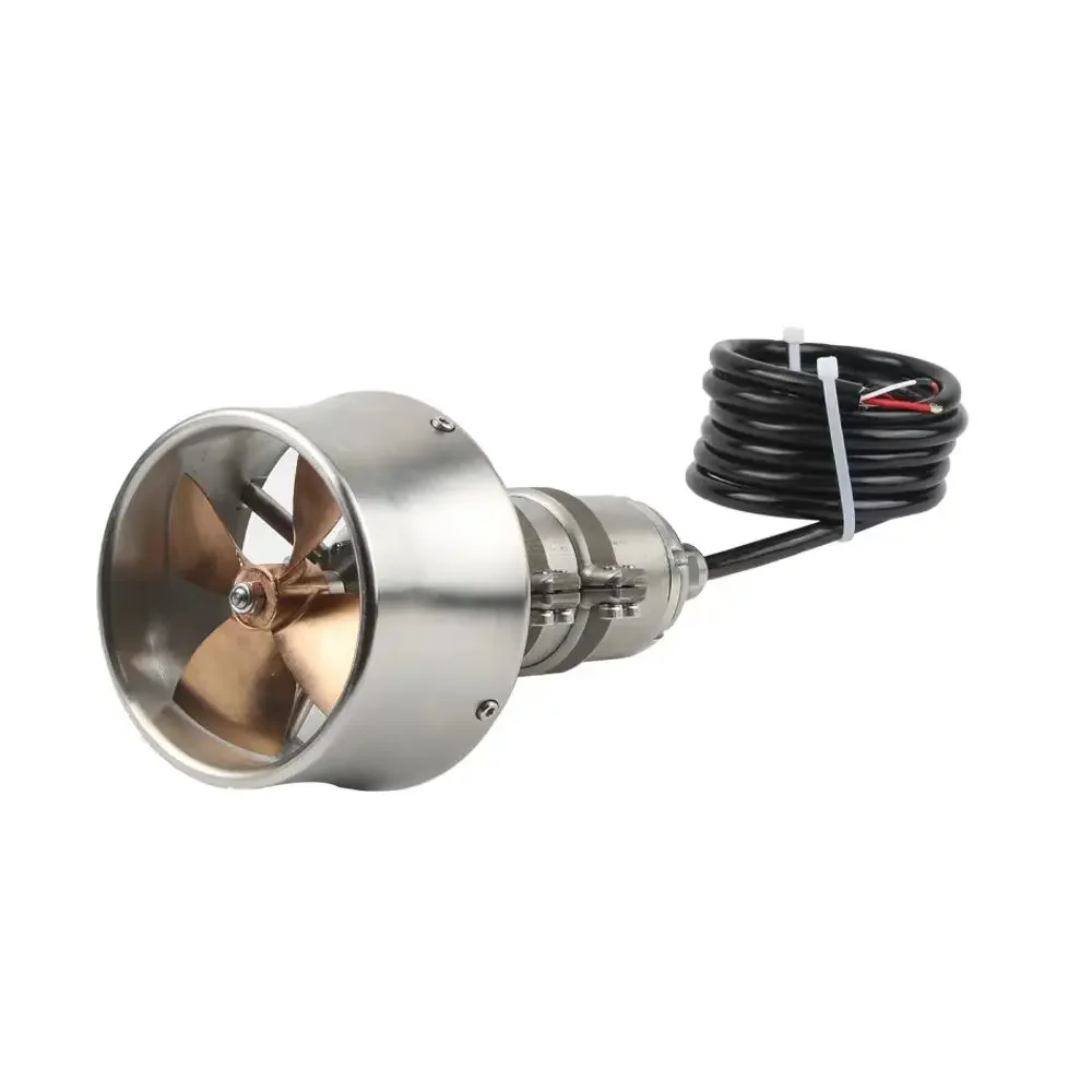 

12v 10kg thruster brushless waterproof motor 24v with 3 blade propeller cw ccw