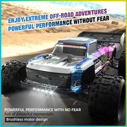 JJRC 4WD Remote Control Car Off Road 4x4 RC High Speed Truck Super Brushless 70KM/H Fast Drift Racing Monster Toy Kids Adults