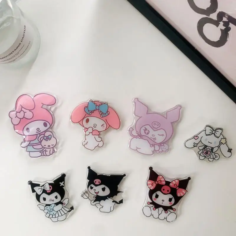 Kawaii sanrio kuromi cinna moroll meine melodie handy griff cartoon handy desktop halterung handy ständer halter