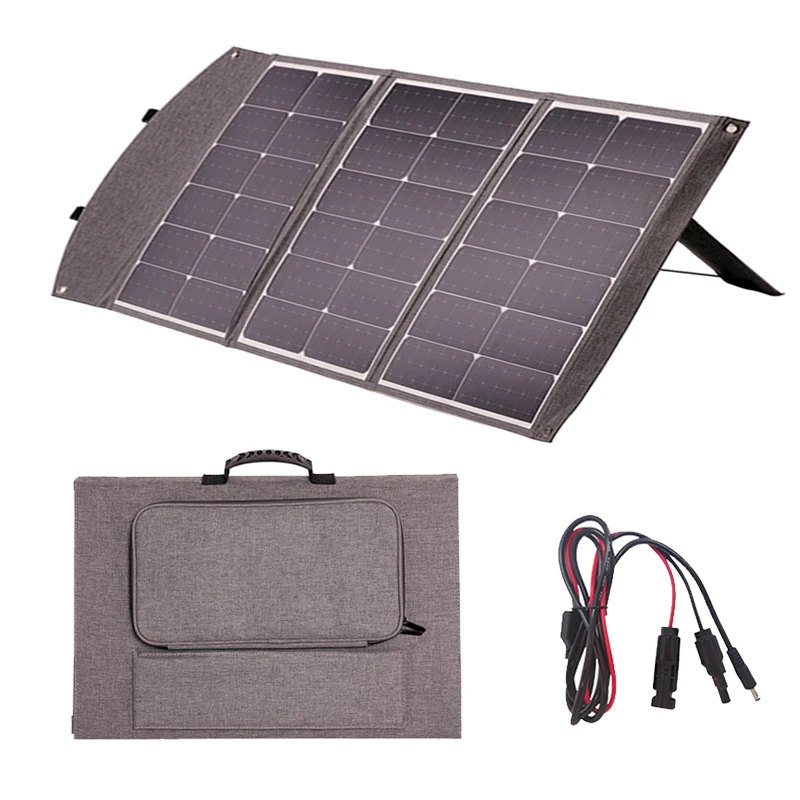

Portable Solar Panel Foldable BC Solar Cells 25% Efficiency MWT Technology for Camping Power Station Solar Generator