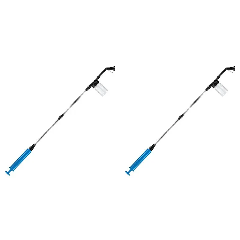 

2X тряпка для порошка диатомической земли, регулируемый распылитель порошка 16,5-37,4 дюйма, дозатор аппликатора садового порошка