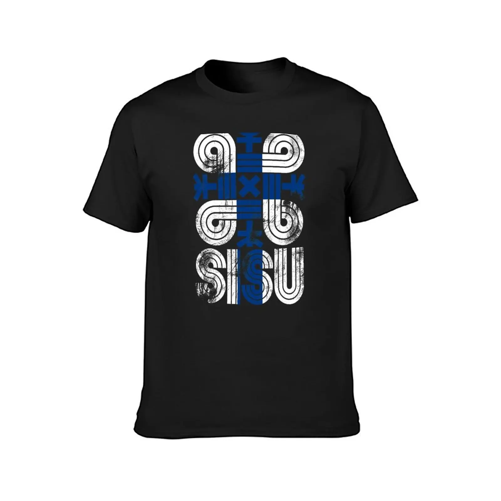 Sisu Finnish Symbol of Protection Rune T-Shirt graphics sports fans Men's t-shirts