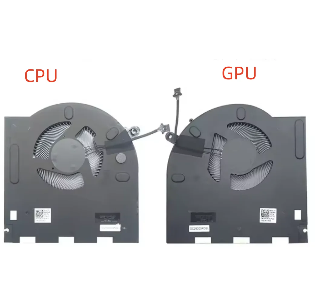 0H5TYJ 0CNV63 New CPU GPU Cooling Fan For DELL Alienware M17 R3 / M17 R4 / P45E Laptop Cooler DC12V 1A 4-Line