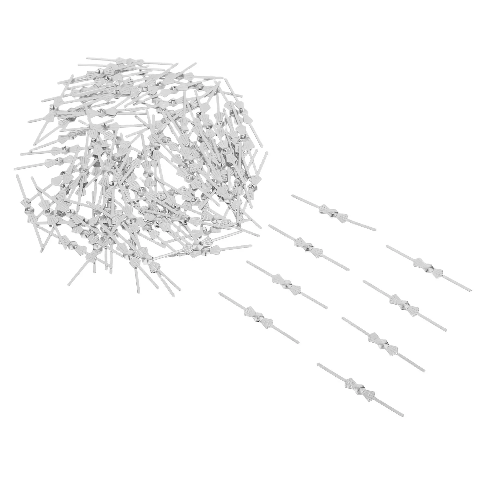 

100 шт. хрустальных соединителей-бабочек, металлические крепления для люстр, запасные части для подвесных хрустальных светильников, декор