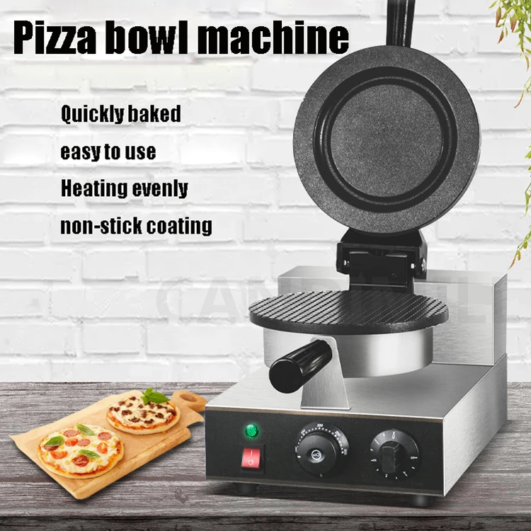 Electric Round Waffle Oven Waffle Bowls Maker Baking Pan Muffin Toaster Cake Heating Machine Snack Baker Machine