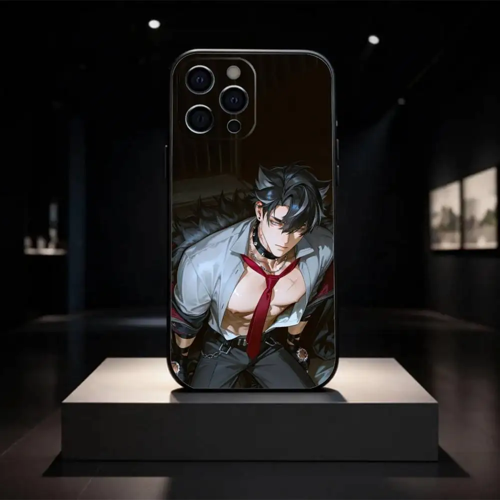 G-Genshin Impact Wriothesley  Phone Case Silicone Soft For IPhone 17 16 15 14 13 12 11 X XR Plus Pro Max Plus