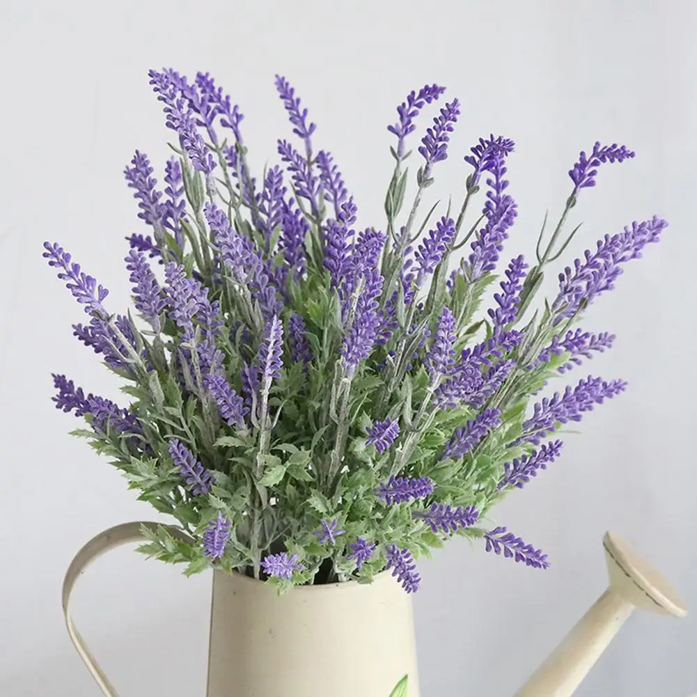 Fake Flower Simulation Lavender Simulation Flower Wedding Party Fake Plant Decor Home decoration Autumn Decoration