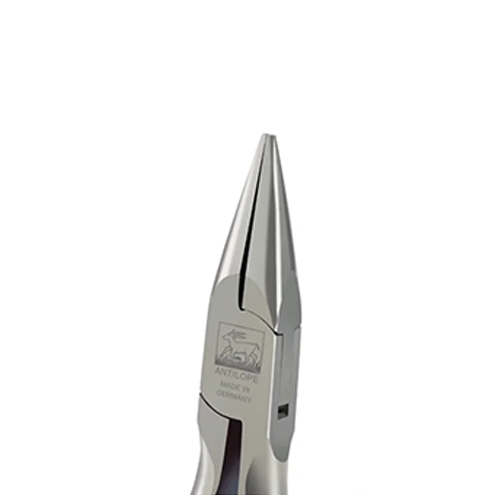 ANTILOPE 130mm Chain Nose Pliers Without Spring & Cutting Edge Smooth Jaw Precision Pliers for Jewellers Goldsmiths
