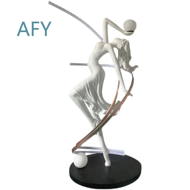 Abstract Sculpture Floor Lamp for Office Hotel Lobby Home Decor Modern Living Room Bedroom Lighting Fixture Stylish Ambient