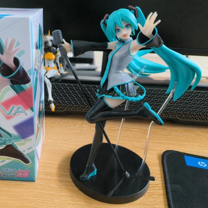 19cm Anime Hatsune Miku Figure Luminasta 15th Anniversary Project-Diva Action Figures Collection Decor Model Dolls Children Toy