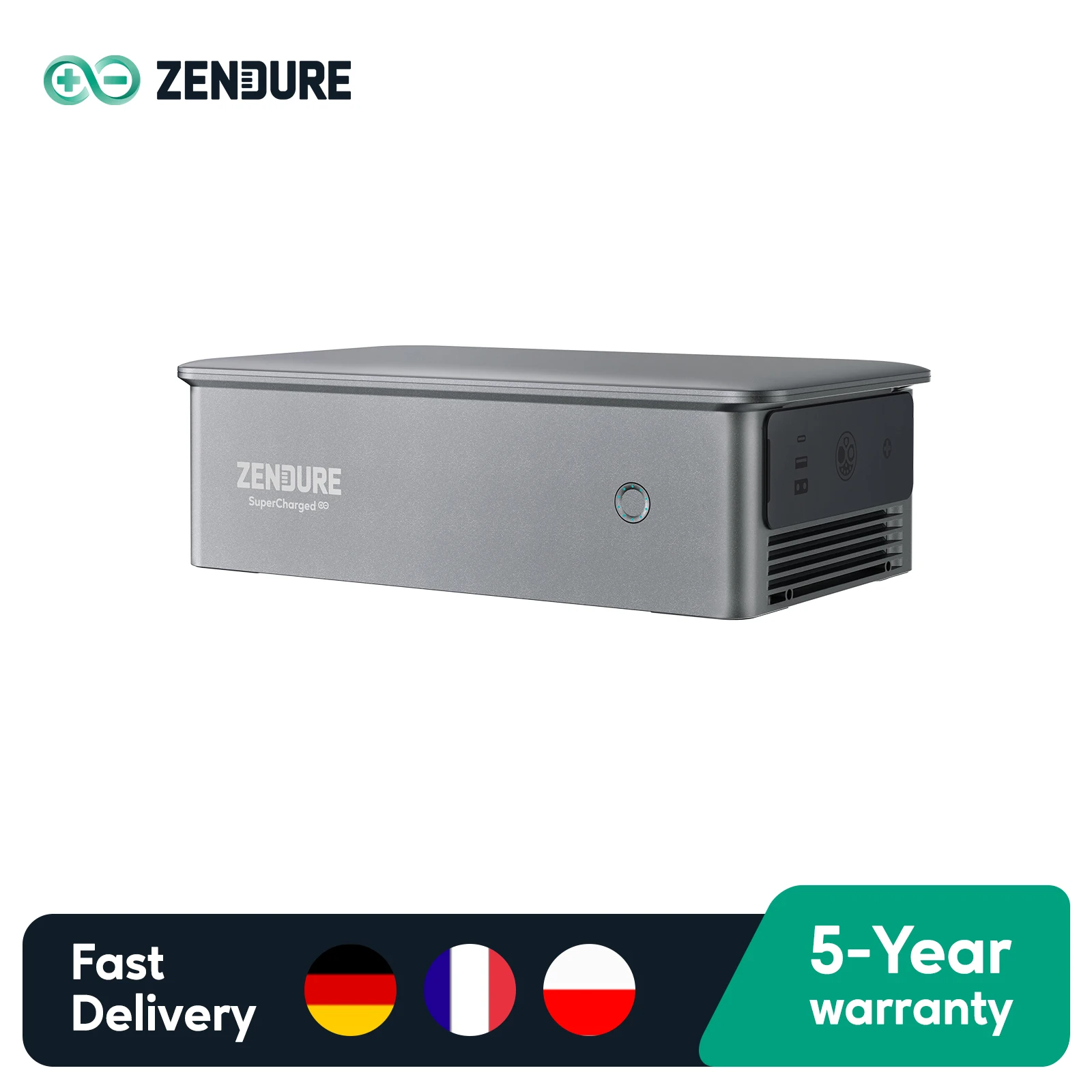 Zendure SolarFlow Ace 1500, entrée solaire 400W, module AC hors réseau prêt à l'emploi, compatible avec la batterie de la série AB, adapté aux pannes de courant, aux situations d'urgence, au camping, à une utilisation en extérieur et plus encore