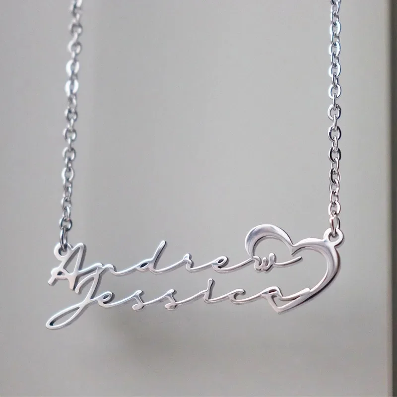 nameplate necklace
