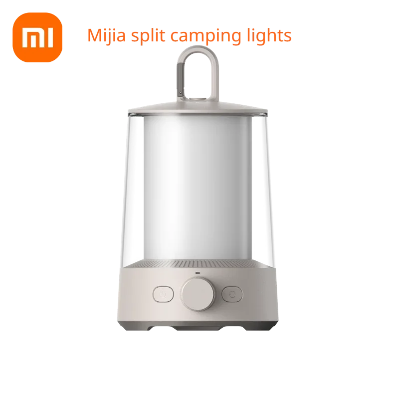 Xiaomi Mijia camping light Rechargeable Tent Lamp for Separate double light design Outdoor Camping Light work with Mijia APP